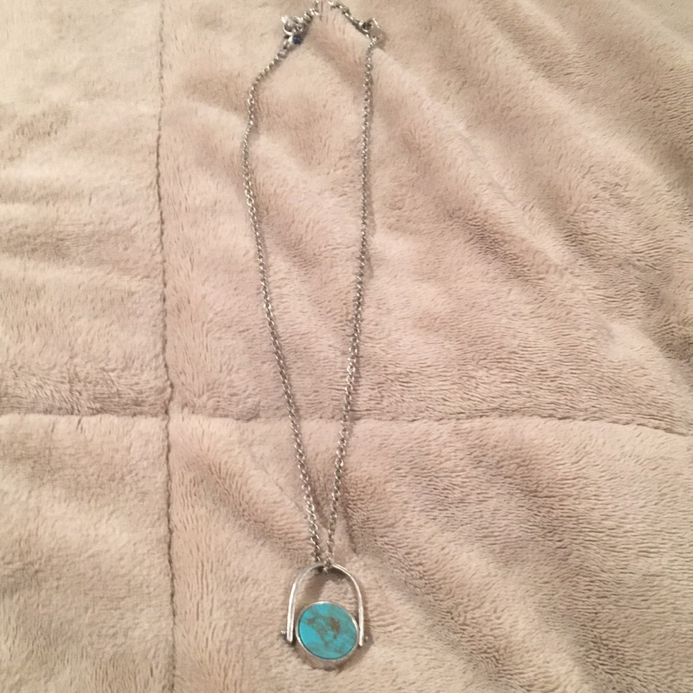 Reversible lucky brand necklace